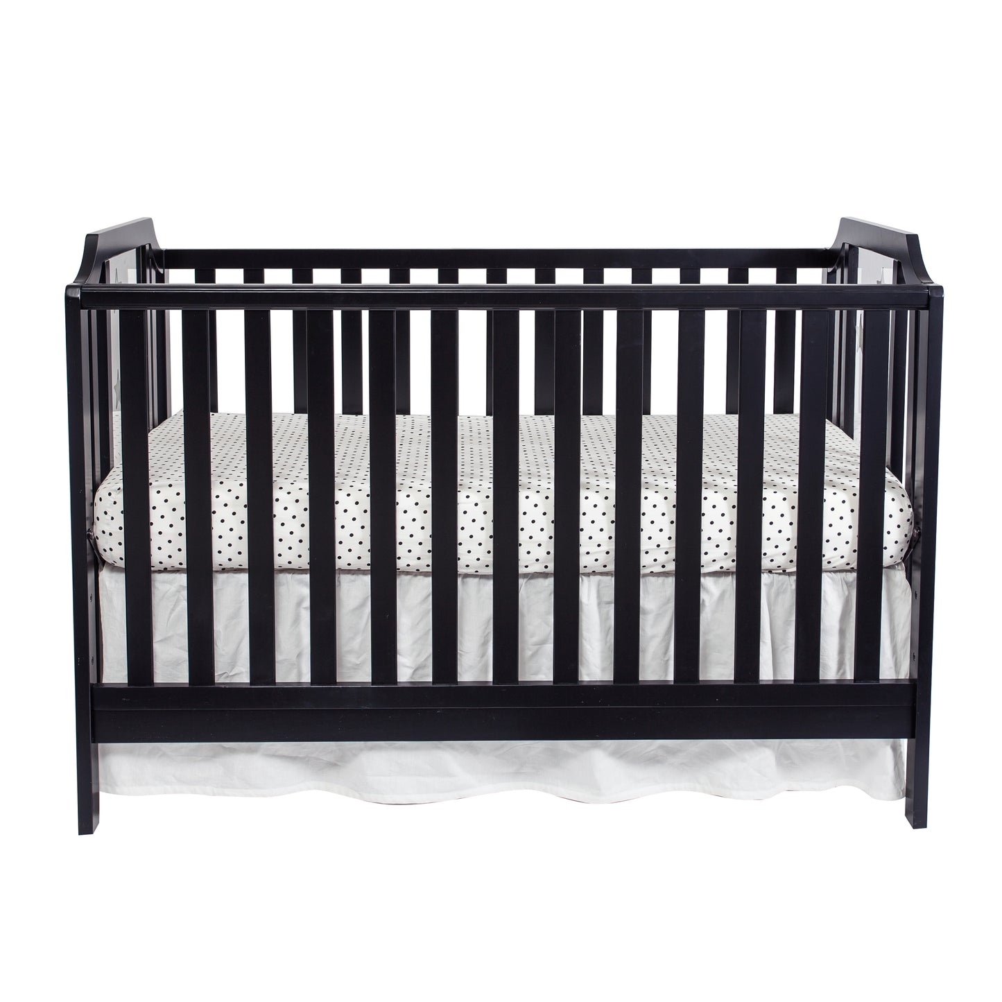 Semiocthome Celeste 3-in-1 Convertible Island Crib Black