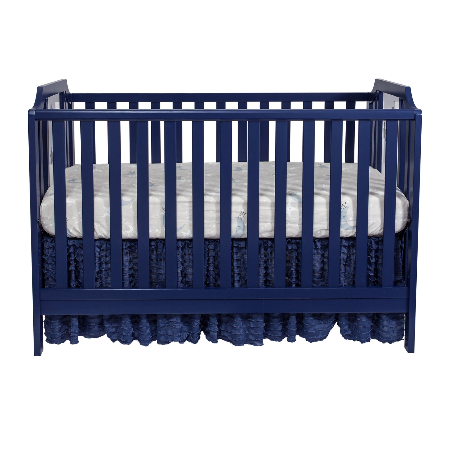 Semiocthome Celeste 3-in-1 Convertible Island Crib Navy Blue
