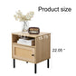 Modern simple storage cabinet MDF Board bedside cabinet rattan bedside cabinet Small household furniture bedside table