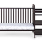 Ramsey 3-in-1 Convertible Crib and Changer Combo Espresso
