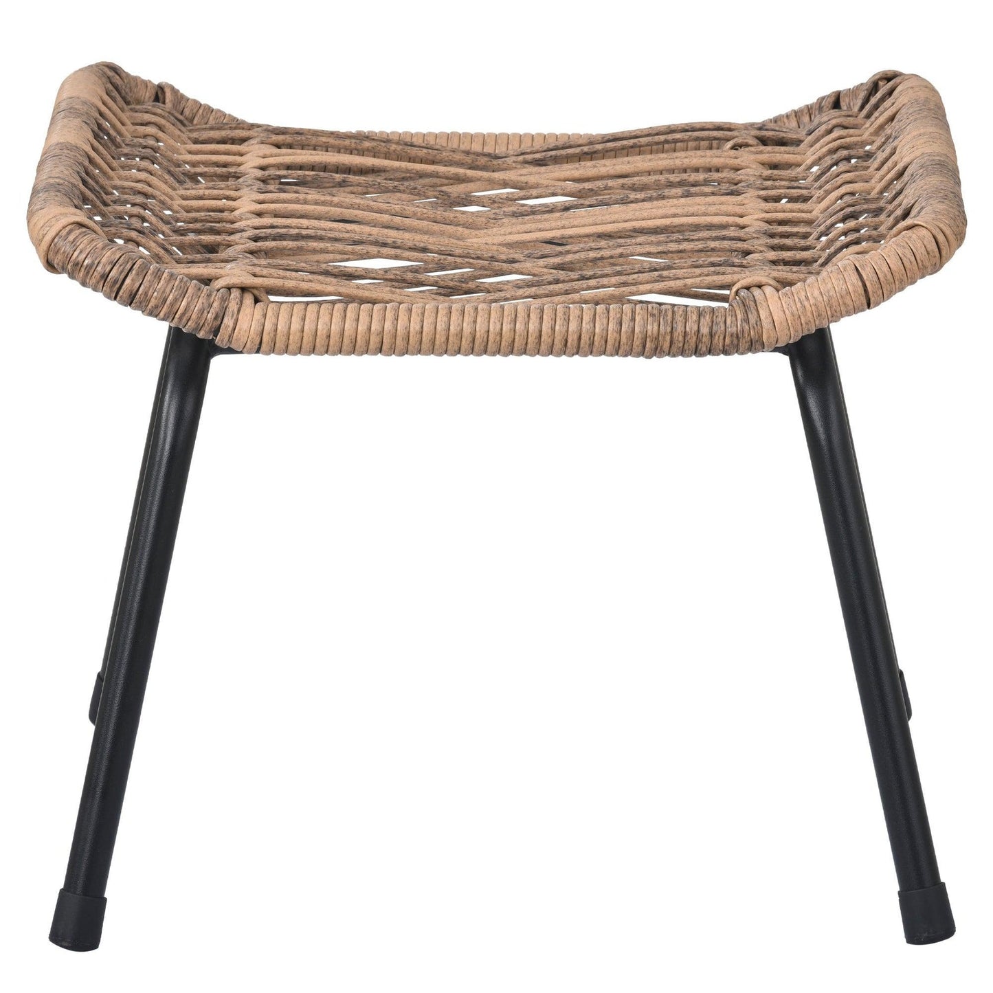 Outdoor Patio 5-Piece Rattan Conversation Set