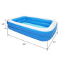 Semiocthome 102" x 70" x 22" Inflatable Swimming Pool - Wall Thickness 0.3mm Blue