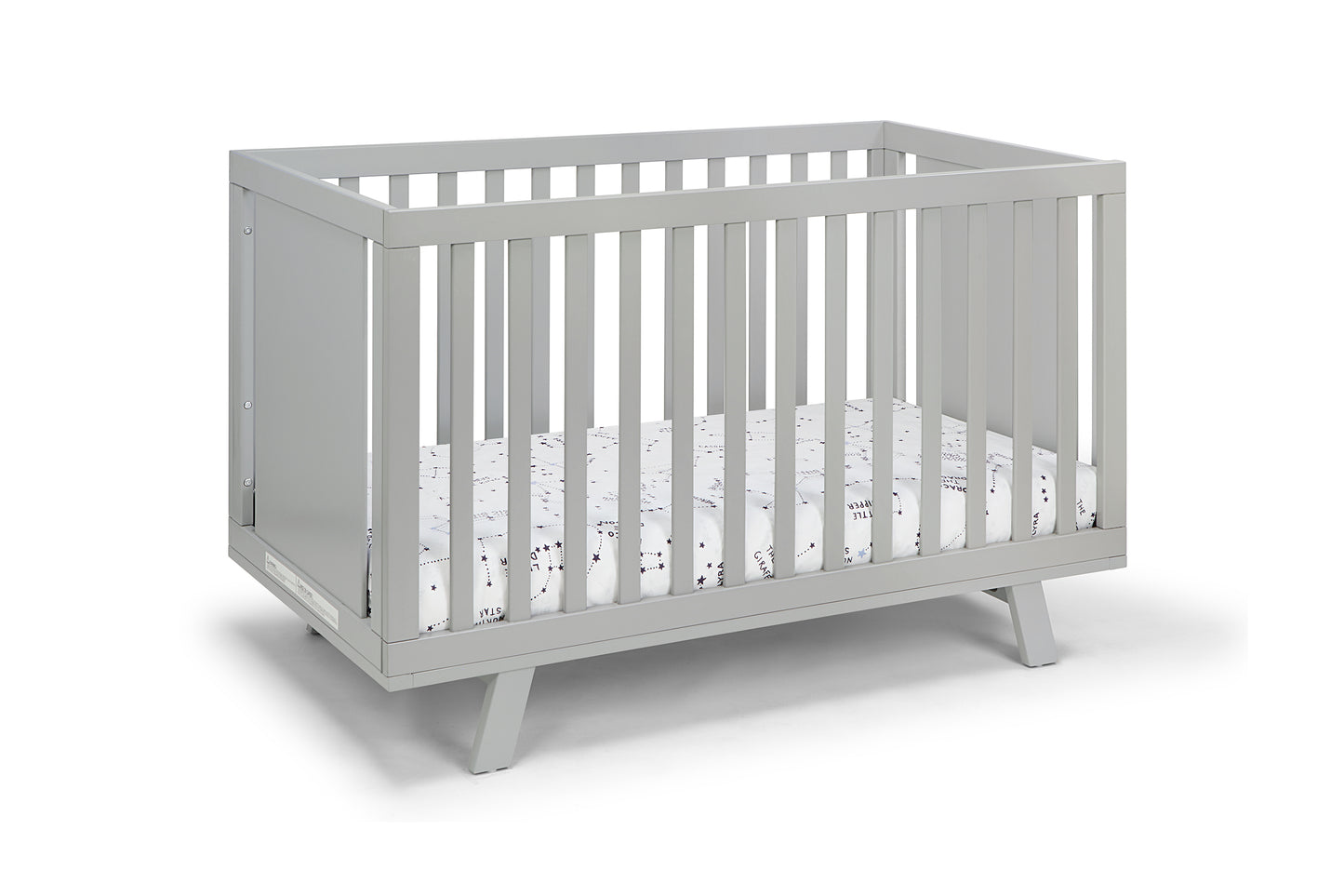 Semiocthome Livia 3-in-1 Convertible Island Crib Gray