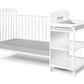 Ramsey 3-in-1 Convertible Crib and Changer Combo White