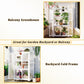 Portable Greenhouse Stand on Wheels for Outdoor, Indoor, Patio and Garden